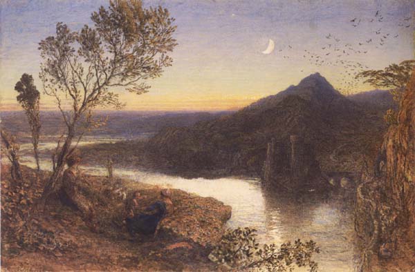 Classical River Scene